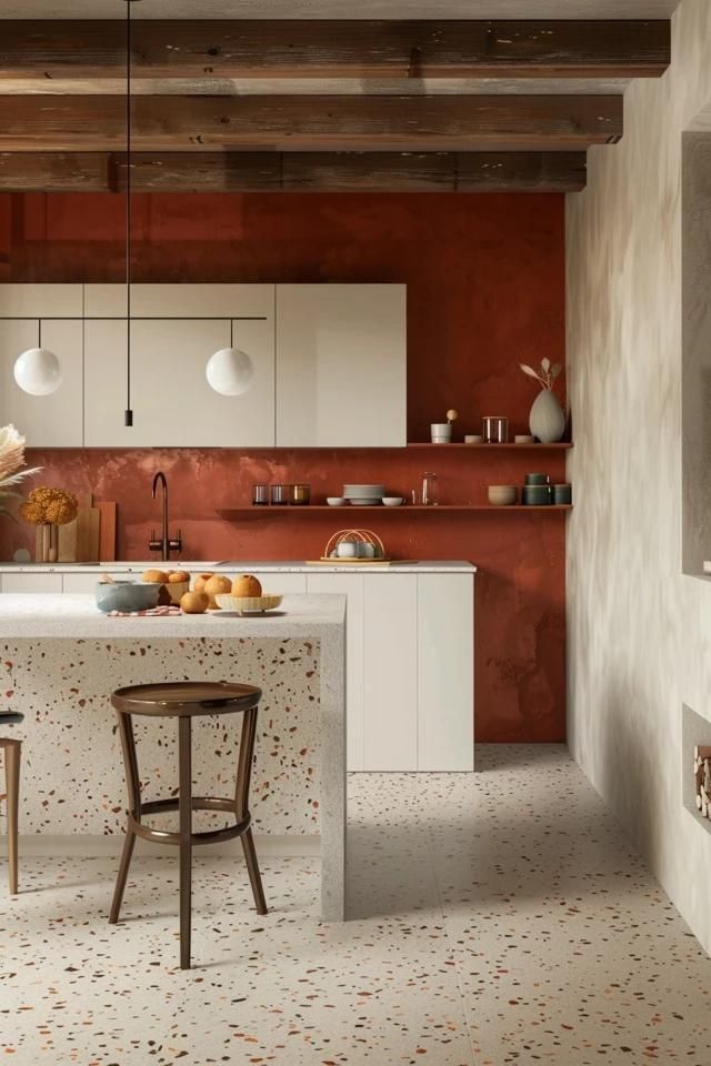 lựa chọn chất liệu sàn bếp gạch cho căn hộ