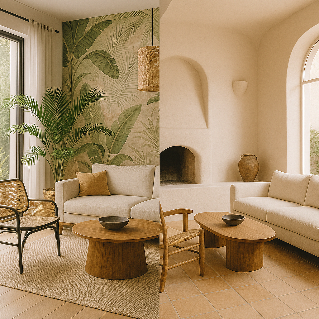 Khám phá "Đôi Cánh Biển Xanh" cho căn nhà bạn: Nhiệt Đới Phóng Khoáng hay Địa Trung Hải Lãng Mạn?