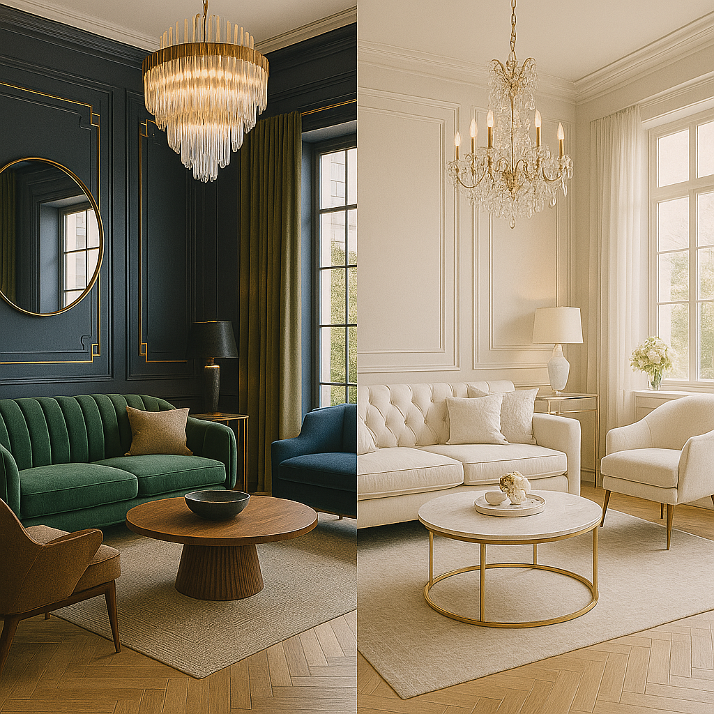 Khám phá thế giới nội thất: Art Deco và Glam - Ai sẽ chiếm lĩnh phong cách sống sang trọng của bạn?