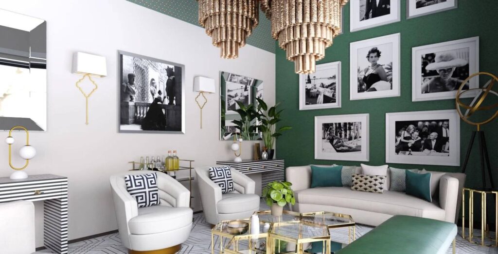 homestyle Phong cách Hollywood Glam Design