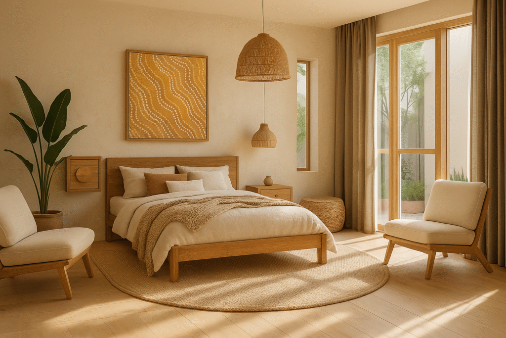 phòng ngủ wabisabi