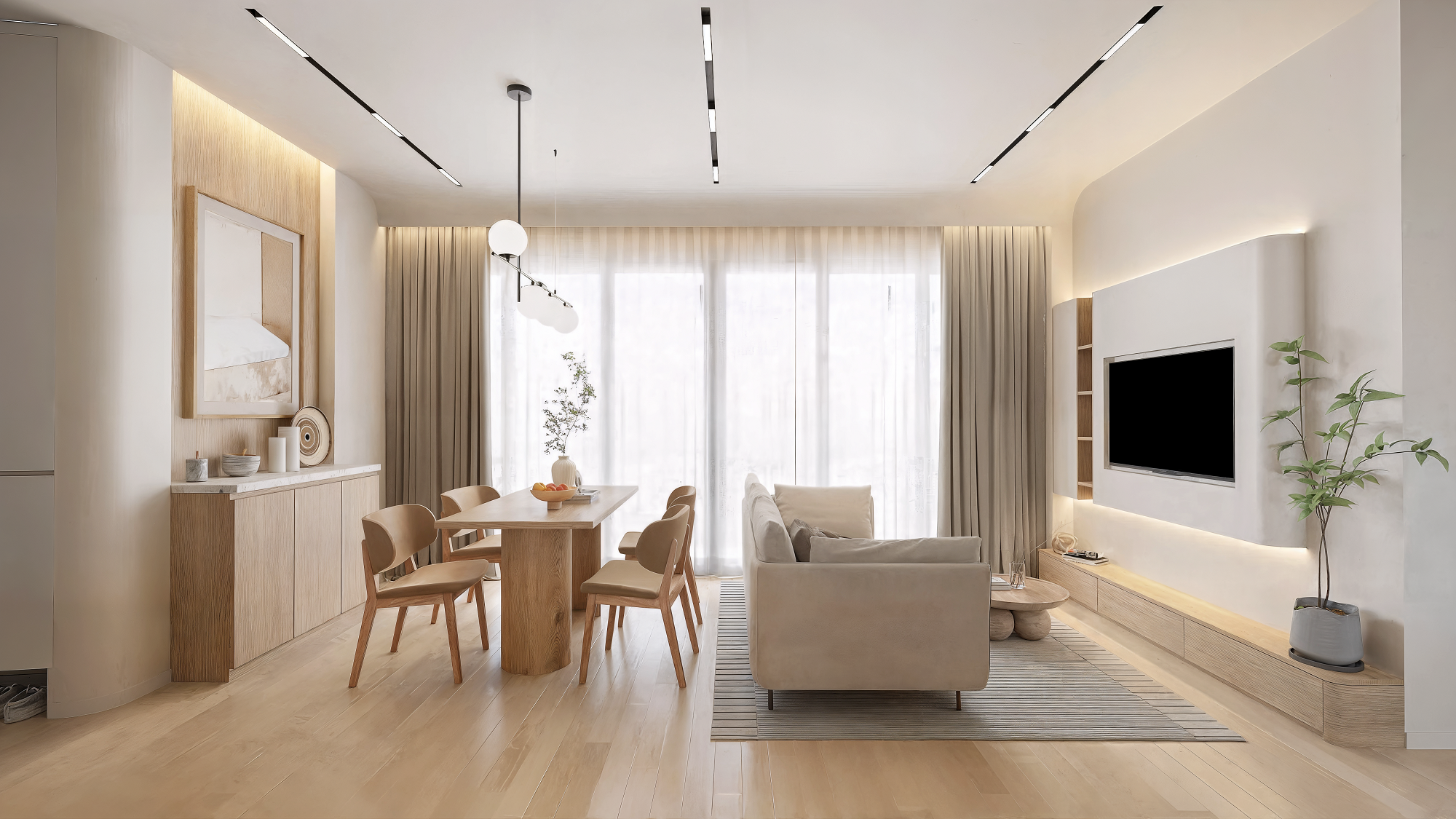 căn hộ japandi 80m2