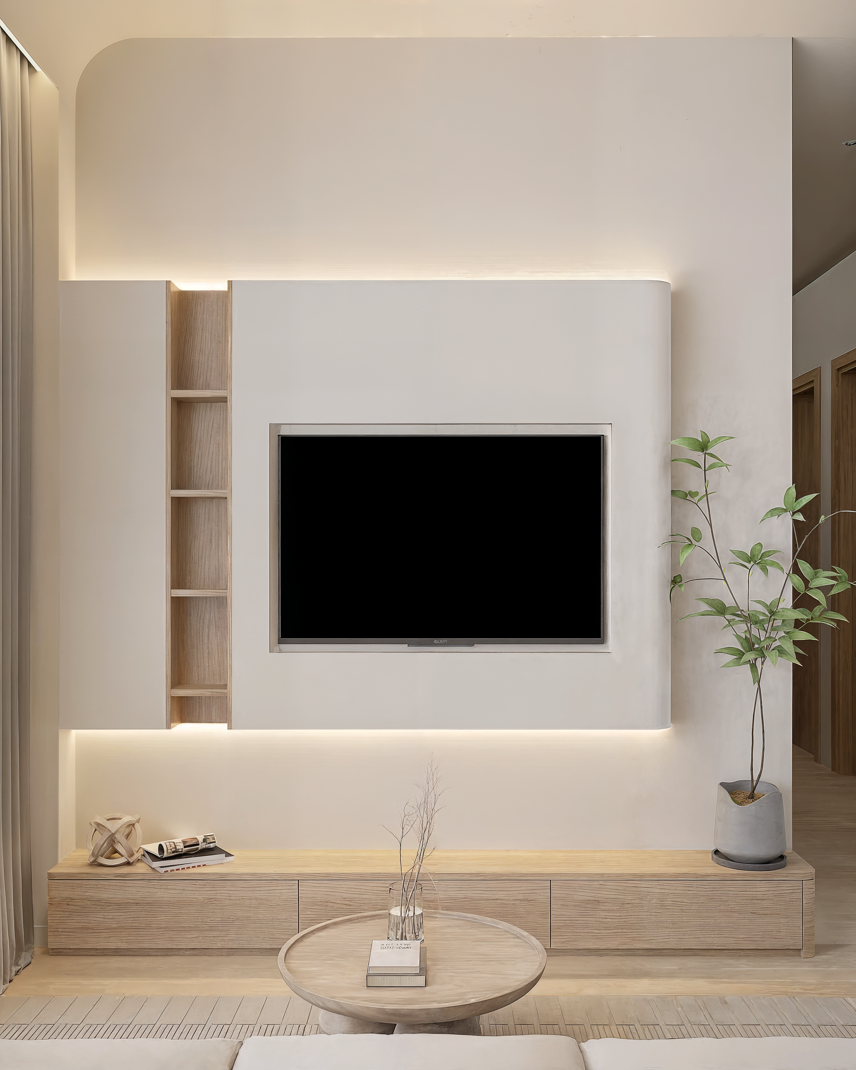 gỗ nhân tạo đem lại giải pháp nội thất đẹp nhưng tiết kiệm chi phí trong các thiết kế Okkovn Studio