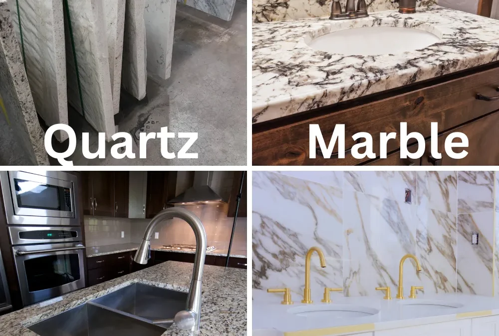 các loại đá Marble, Granite và Quartz cho bếp khi khách hàng cần thiết kế nhà đẹp rẻ tại long hải