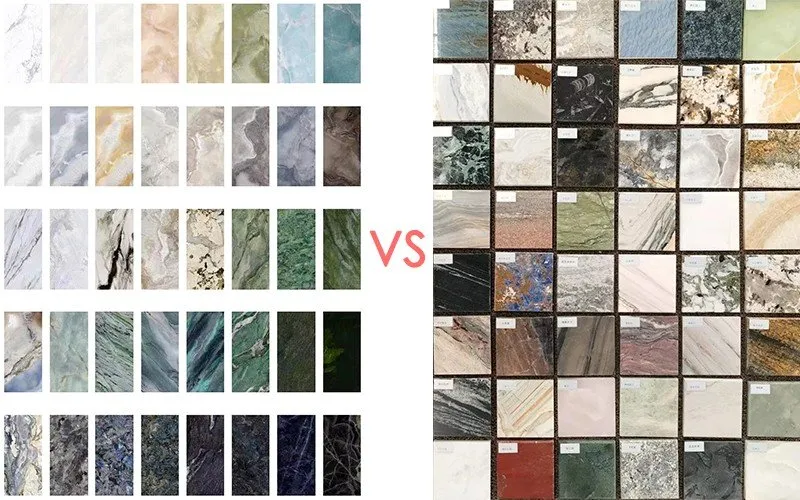 đá nung kết và đá marble