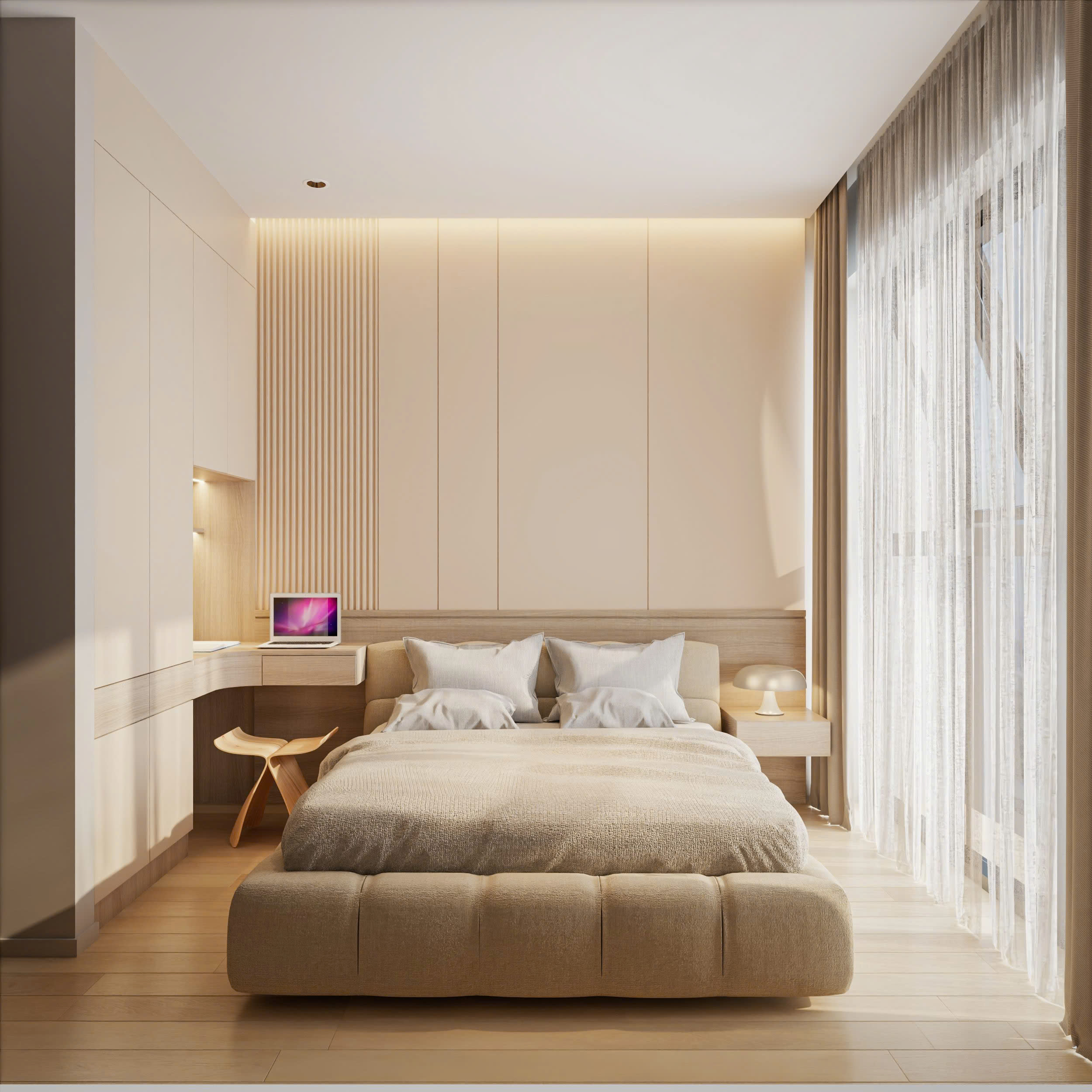 phòng ngủ 3 căn hộ 116m2