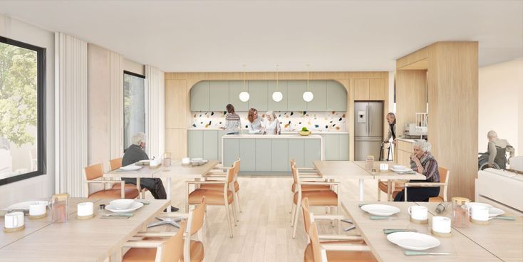 Thiết kế nội thất phù hợp sức khỏe thể chất và tinh thần của người cao tuổi