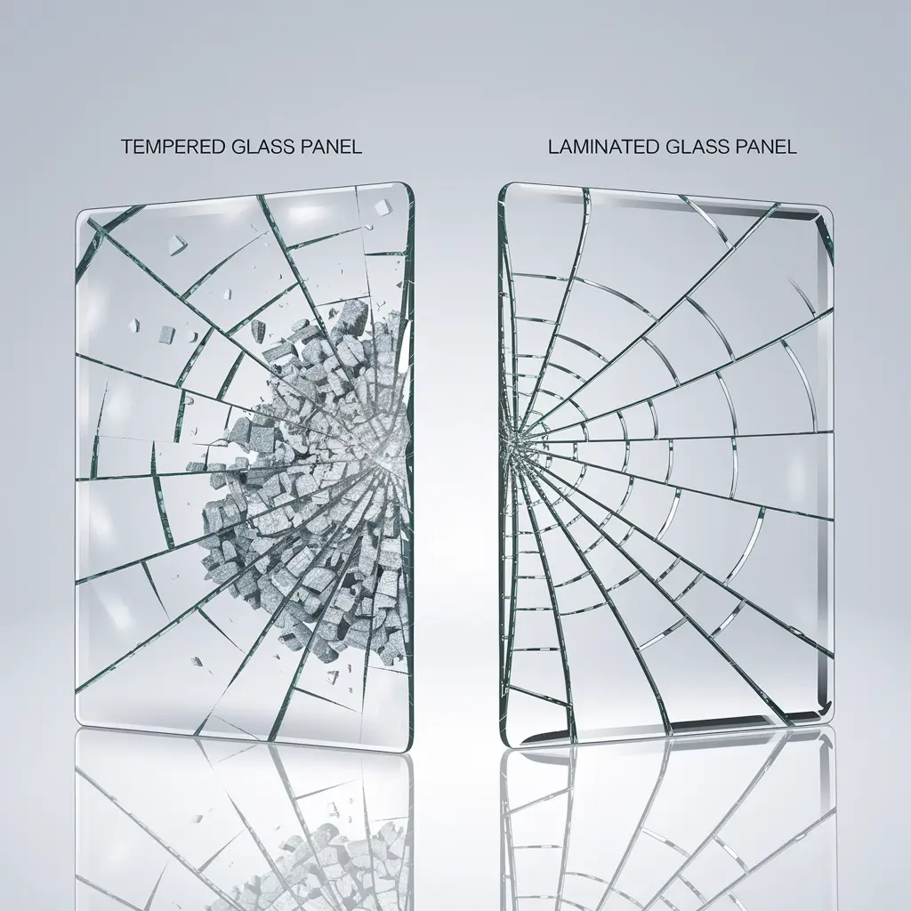 kính cường lực và kính thường