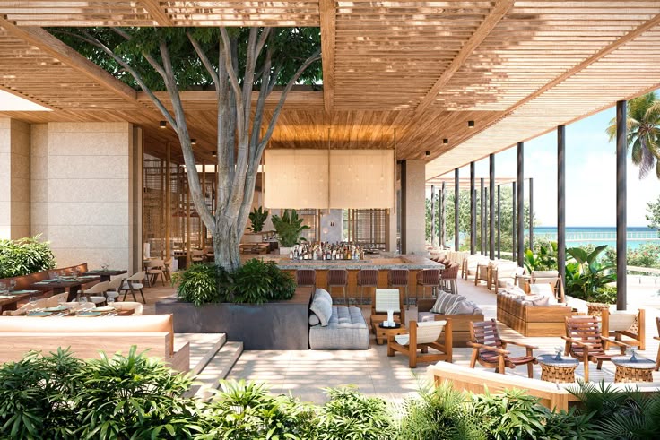 Thiết kế không gian ngoài trời Khách Sạn tại Bà Rịa Vũng Tàu