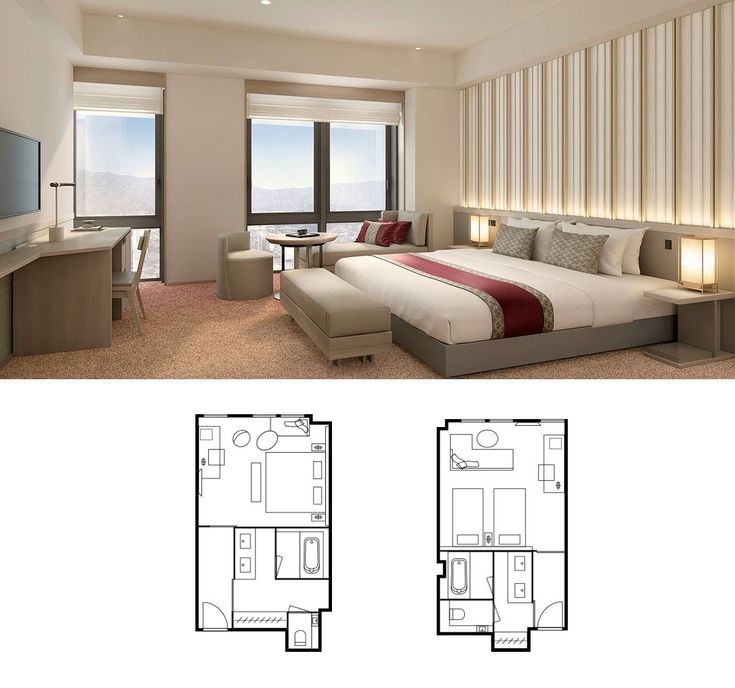 thiết kế thi công khách sạn biển khu phòng ngủ 2