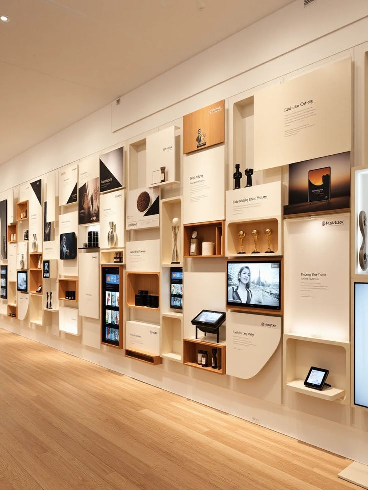 thiết kế cửa hàng kết hợp với digital