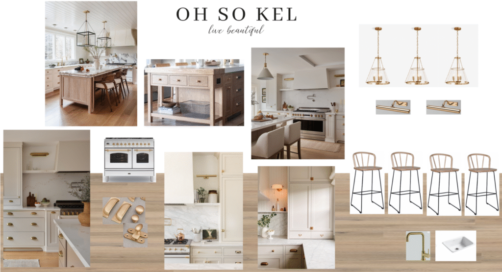 moodboard giúp đinh hình ý tưởng thiết kế nhà bếp